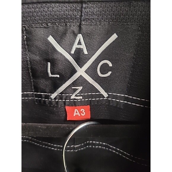 Size A3 BJJ Brazilian Jiu-Jitsu Gi MMA (uniform) Black White Trim w/ Travel Bag - Picture 2 of 13